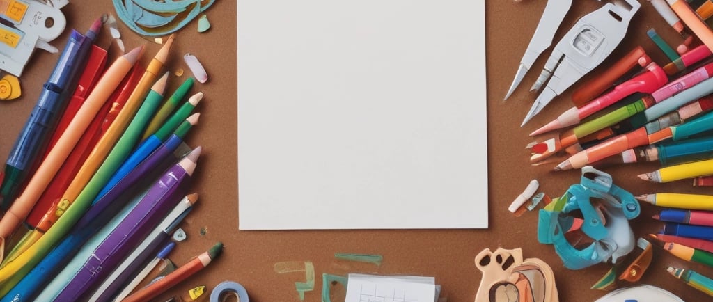 A cozy workspace with a laptop, ESL teaching materials, and a cup of tea bathed in soft natural light.