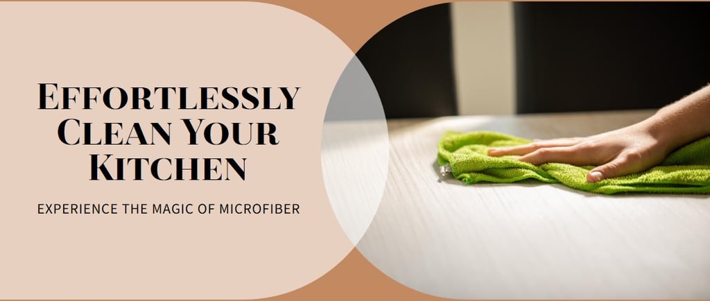 Microfiber Cleaning Cloths for Home & Kitchen