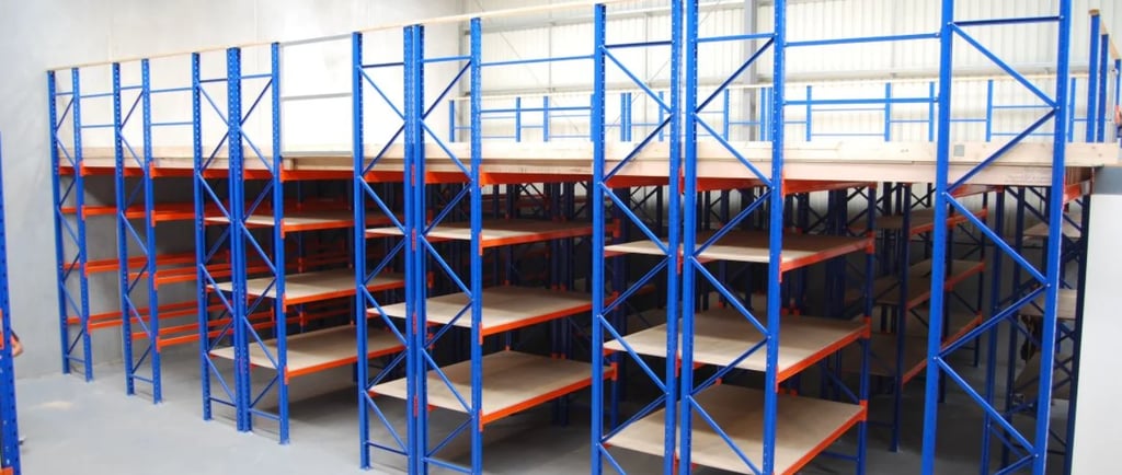 Shelving Supported Mezzanines from Equipement Industriel RC