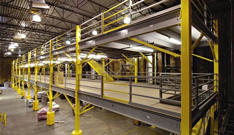 Structural Steel Mezzanines - Equipement Industriel RC