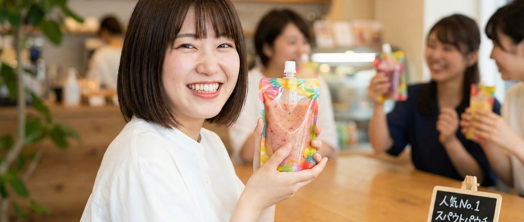 スパウトパウチが好評のイメージ