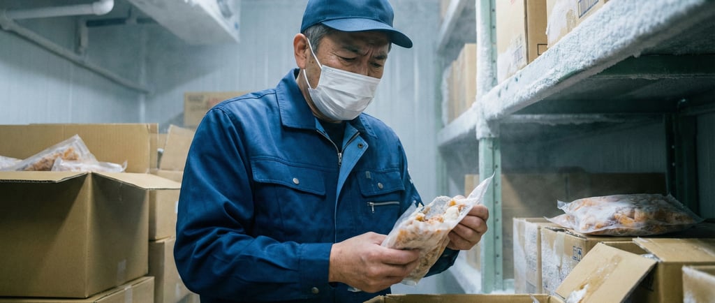 冷凍パウチのトラブルイメージ