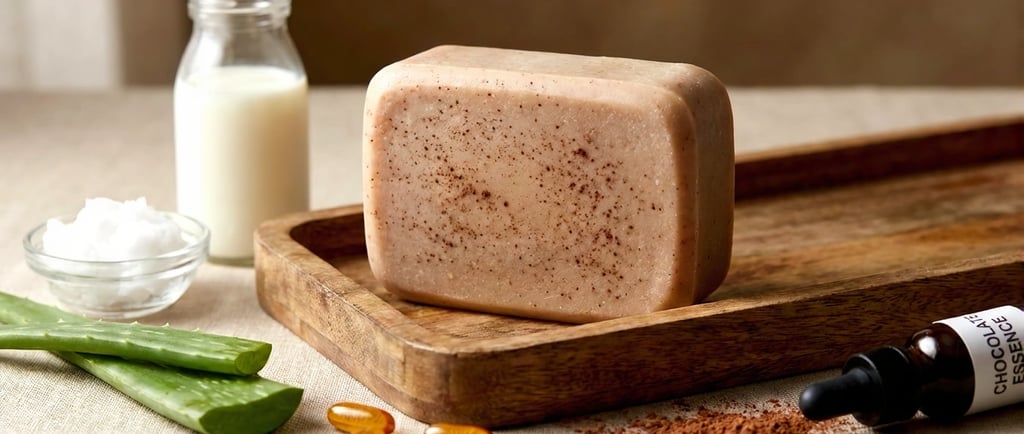 a soap bar with a bottle of liquid and a bottle of liquid