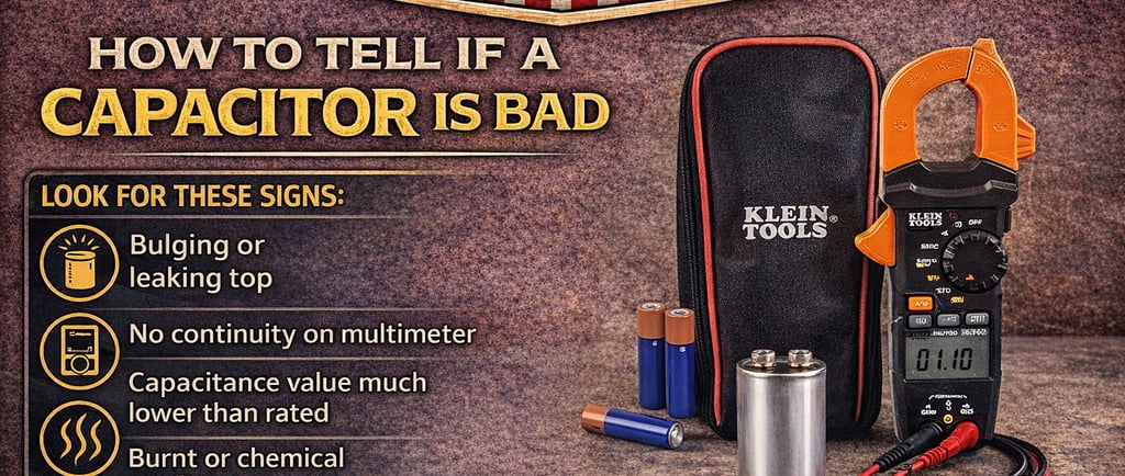 How to Tell If a Capacitor Is Bad: Signs, Testing Tips, and What to Check