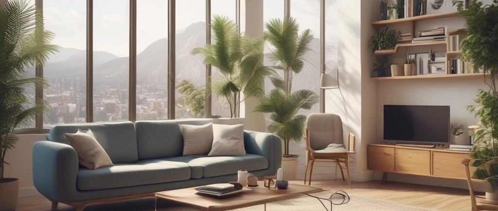 a couple of tall pillars sitting next to a body of water