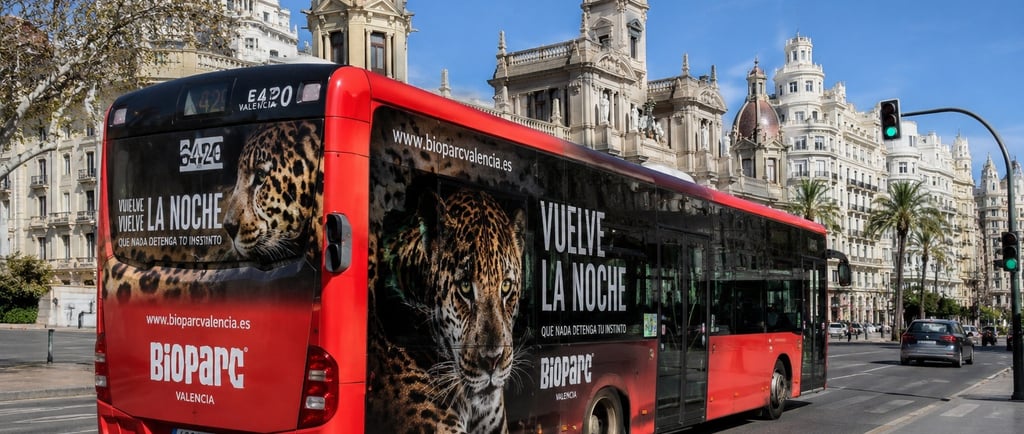 Publicidad Autobuses Madrid por distritos y zonas