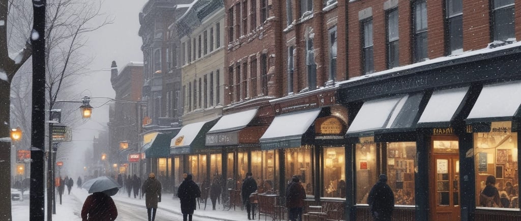 the sun is setting over the trees and water