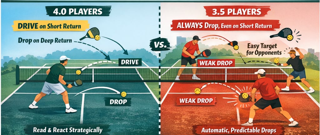 Third Shot Selection: The Smart Framework 4.0 Players Use (That Most 3.5s Miss)