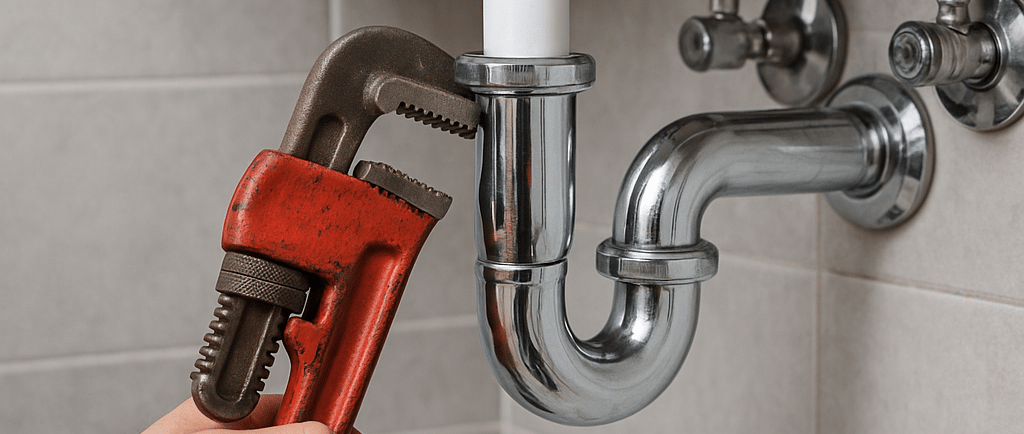 a plumber holding a wrenet in his hand strasbourg