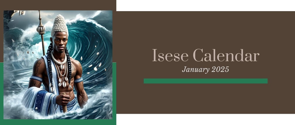 Isese Calendar January 2025