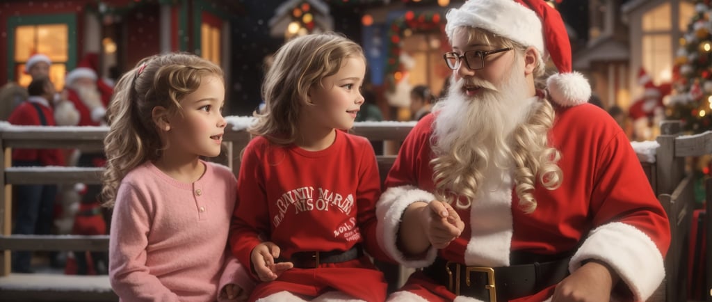 Visiting Santa at the North Pole in Jacksonville Florida