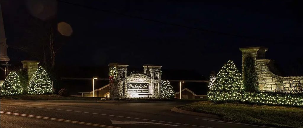 HOA Christmas lights