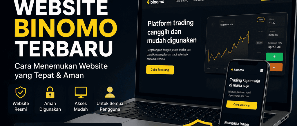 Website Binomo terbaru untuk pengguna Indonesia tahun 2026
