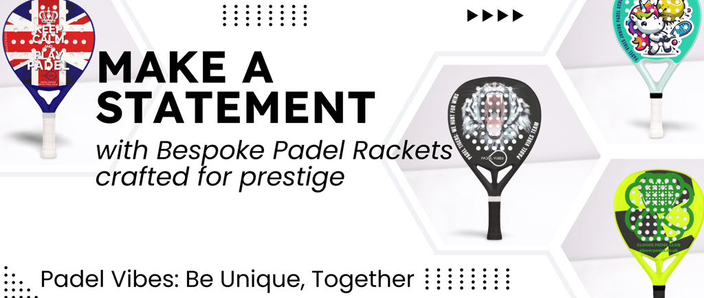 Padel Vibes | Bespoke padel rackets composition