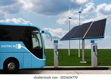 EV charging on solar power