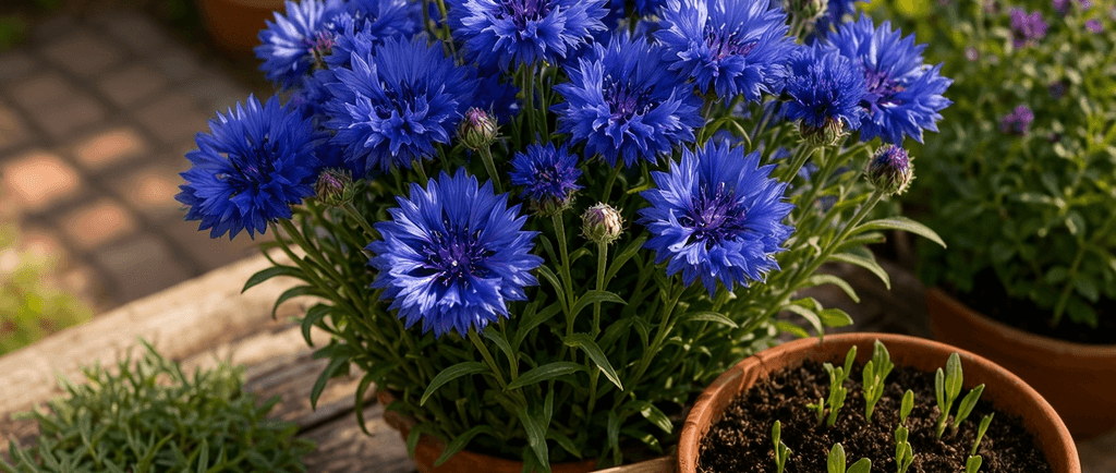 Growing Bachelor Buttons from Seed