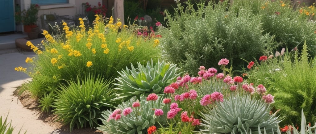 drought-tolerant plants for dry sunny yards USA