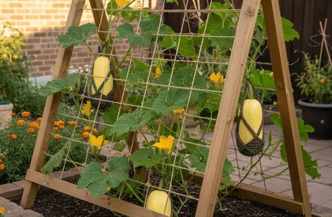 grow spaghetti squash vertically