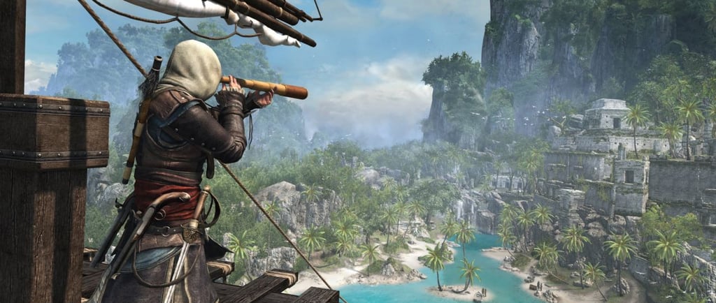 Screenshot da gameplay do jogo Assassin's Creed Black Flag