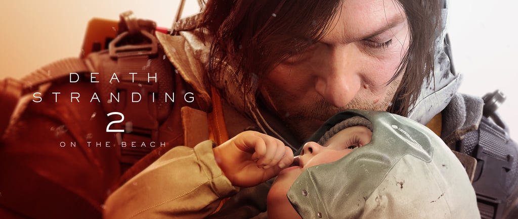 Pôster oficial do jogo Death Stranding 2: On The Beach