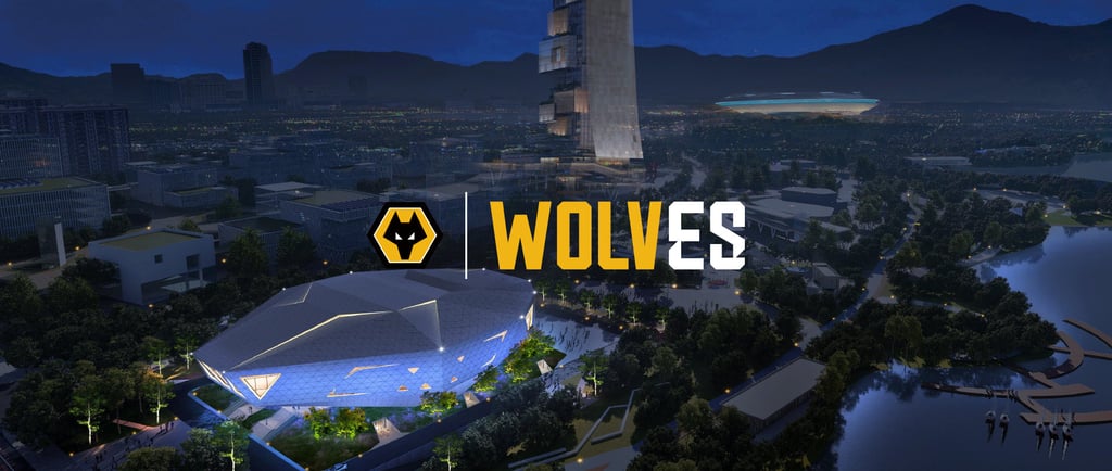 Imagem divulgada pelo Wolves pra apresentar nova arena que será construída.