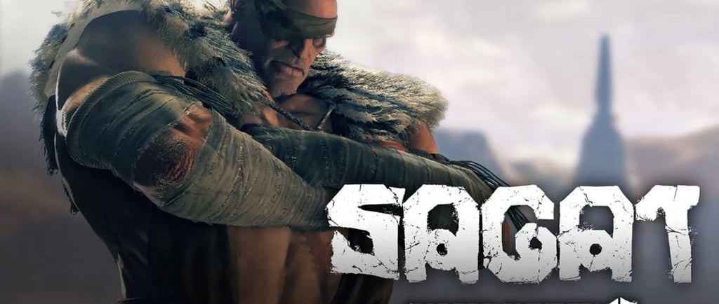 Imagem de Sagat, que retorna ao Street Fighter.