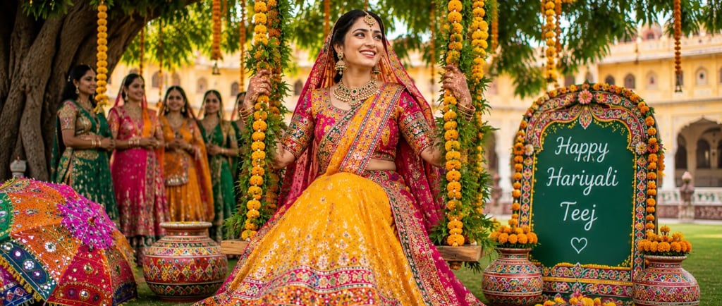Hariyali Teej 2026 Shubh Muhurat and Kumbh Rashi Upay