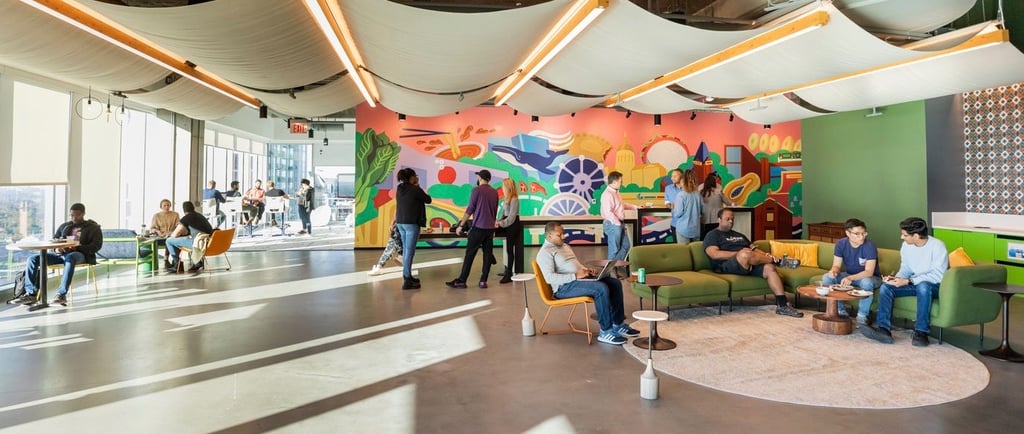 Polished Concrete flooring retail storefront restaurant mixed-use development 