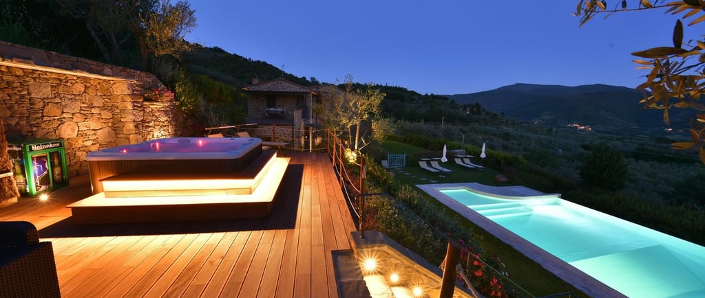 villa with pool view curated by Francesco Margaretini