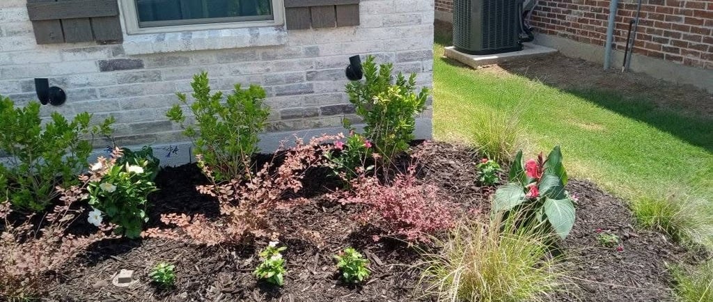Flowerbed cleanup in Texoma