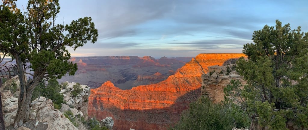Photo of the Grand Canyon at sunset