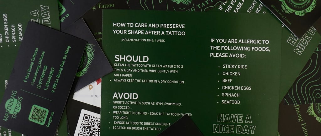 tattoo after care 