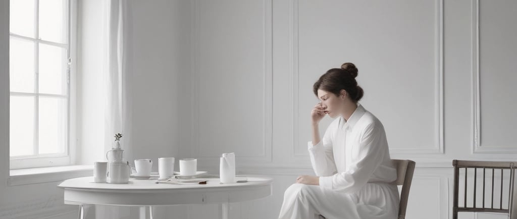 a person in a cat mask sitting in front of a laptop
