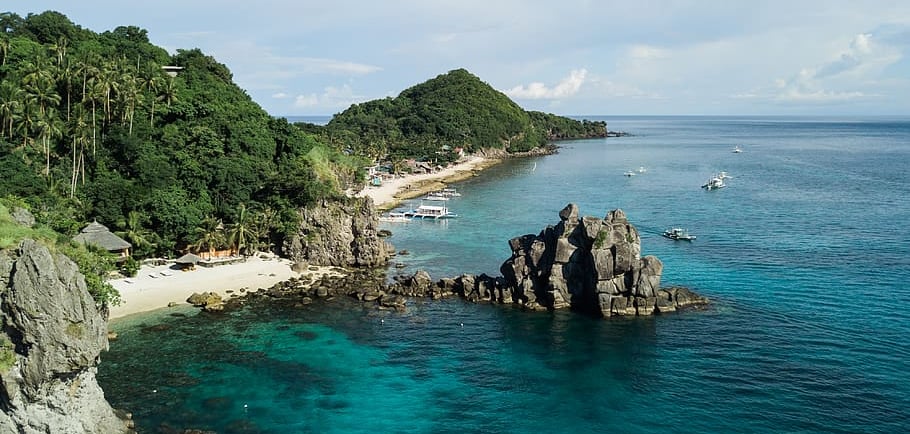 Vista de Apo Island