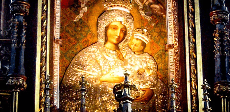 Images orthodoxe de Notre-Dame avec l'Enfant-Jésus