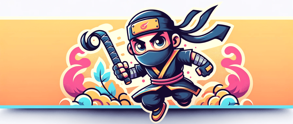 a cartoon ninja