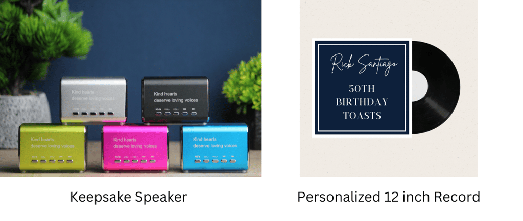 LifeOnRecord.com Keepsake Speaker