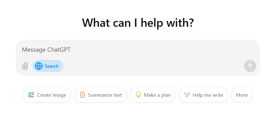 ChatGPT Online Search Engine