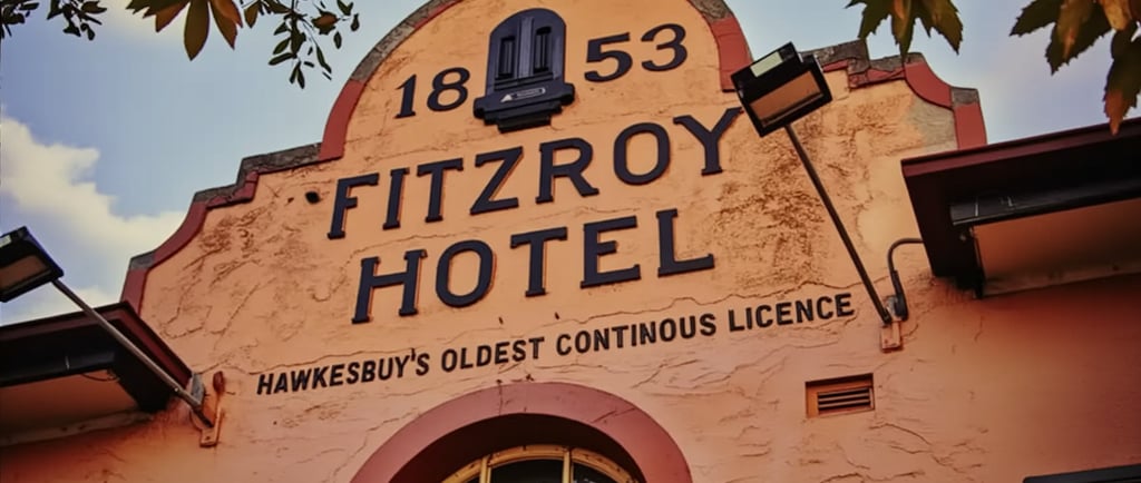 Fitzroy Hotel Hawkesbury's Oldest Continuous Licence established 1853