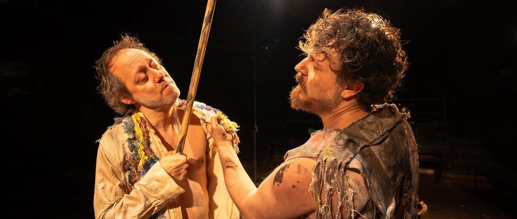 a man in a white shirt and a man in a white shirt