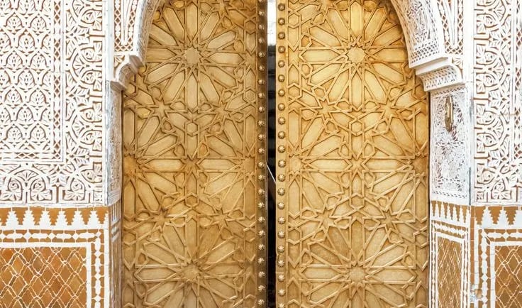 Laiton Maroc porte en laiton