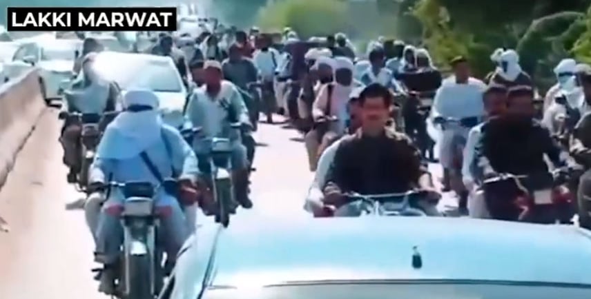 Lakki Marwat Residents Rally in Supportof Security Forces Against Afghan Taliban