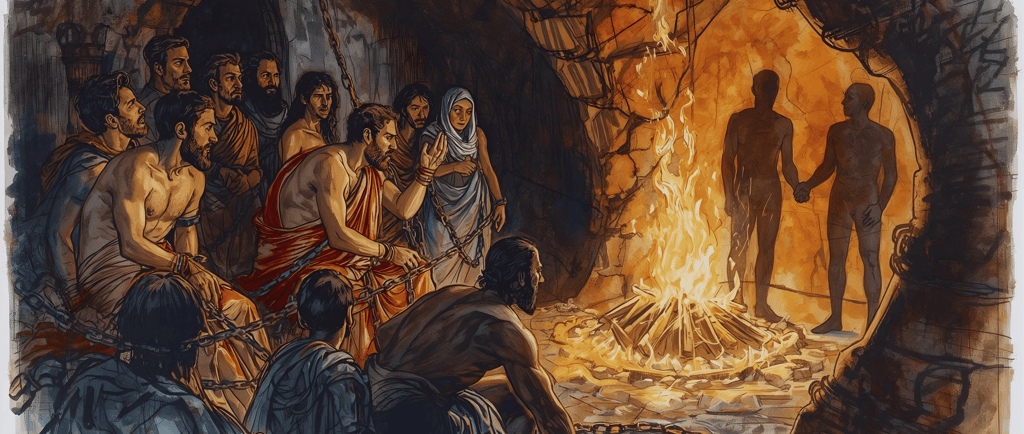 Plato's cave, group delusion, timeless warning, why Make these decisions?