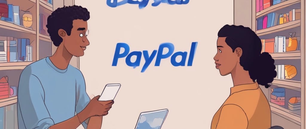 A sign that says pay here in front of a building