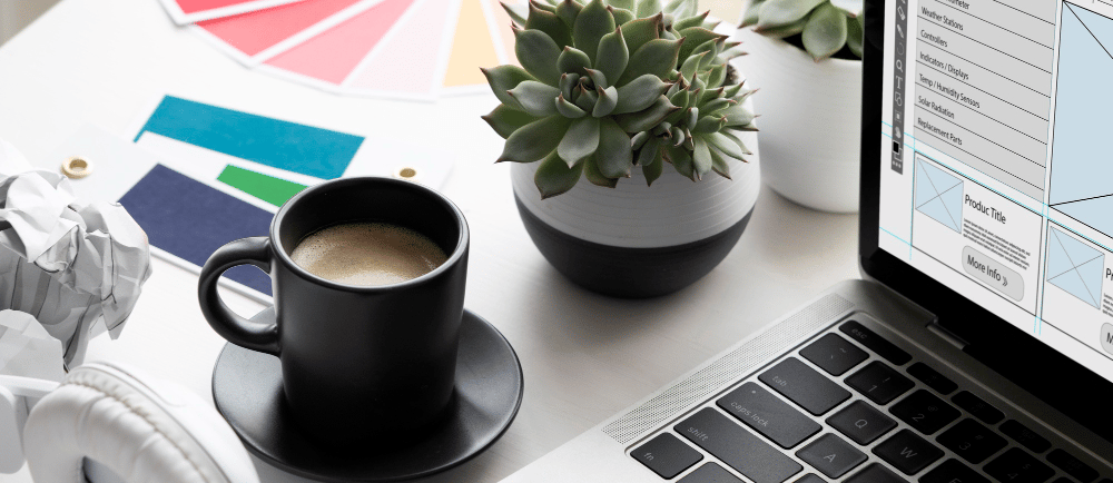 Mesa de trabalho de marketing jurídico