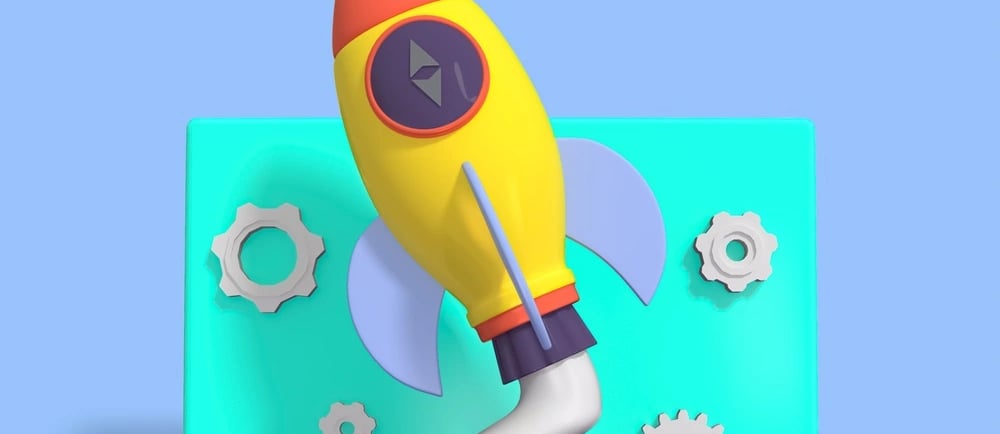 Foguete subindo associado ao marketing digital para advogados
