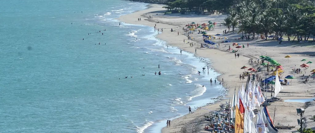 Praia da cidade de Maceió