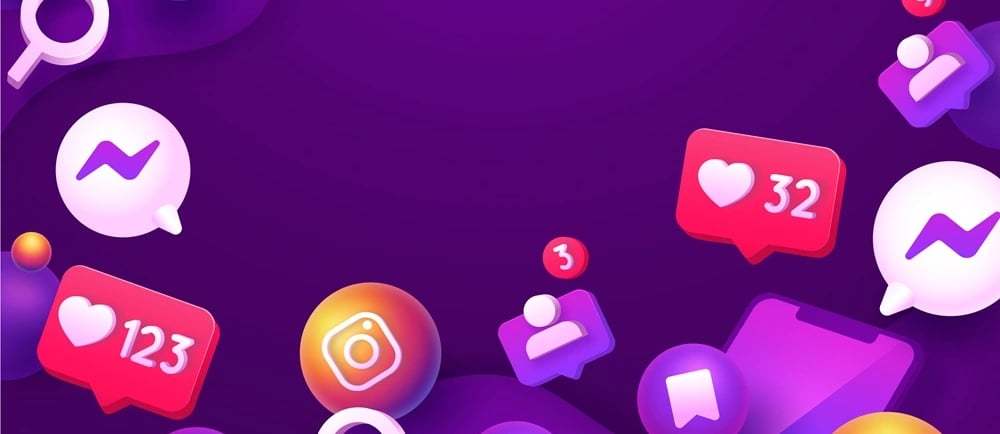 Ícones de redes sociais