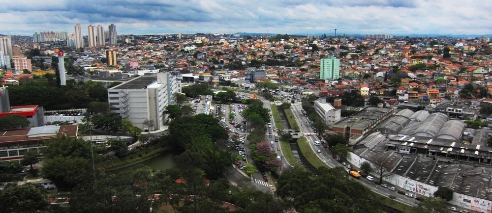 Vista aérea da cidade de Osasco