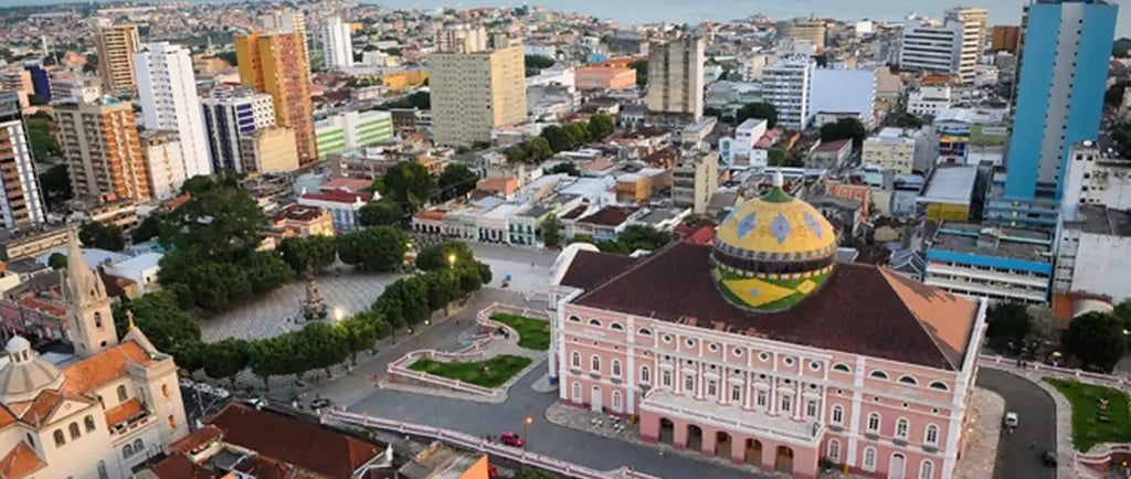 Vista aérea de Manaus